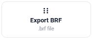 Export BRF button in the translator tool